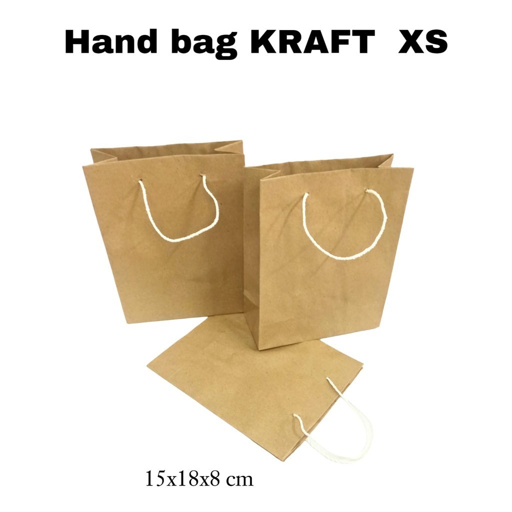 

SOS Paper Bag Kraft Polos XS (minimal 4) /Goodie Bag/Tas Tenteng/Tas Kado/Tas Hadiah/Hand Bag Kertas