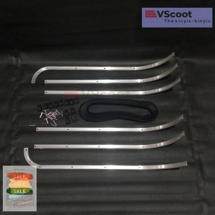 Triplang lis set kukumacan lantai vespa PX PS import taiwan lengkap