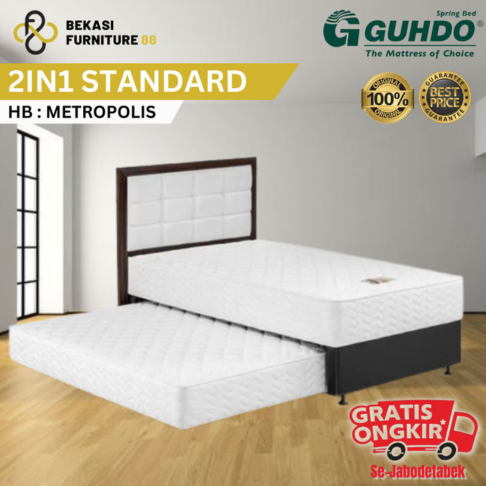 Full Sett Kasur 2in1 Guhdo Springbed Standard