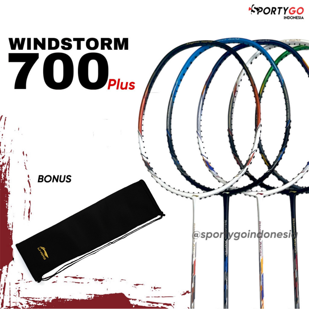 Raket Badminton Lining Windstorm 700 Plus Original / WS 700