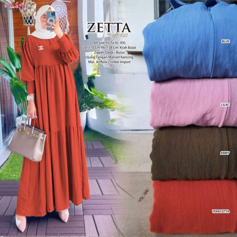 ZETTA DRESS MAXI AIRFLOW IMPORT POLOS BY ALILA