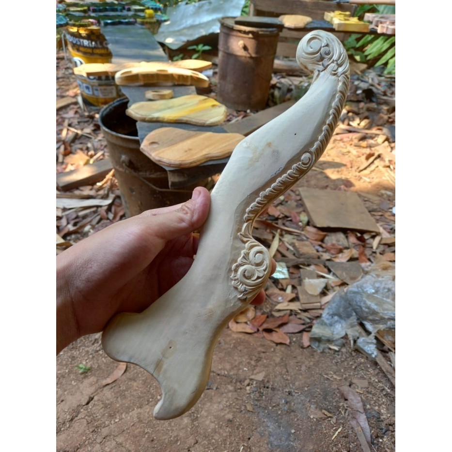 warangka kujang ukiran estetis alusan lanngsung pengrajin KJM1122