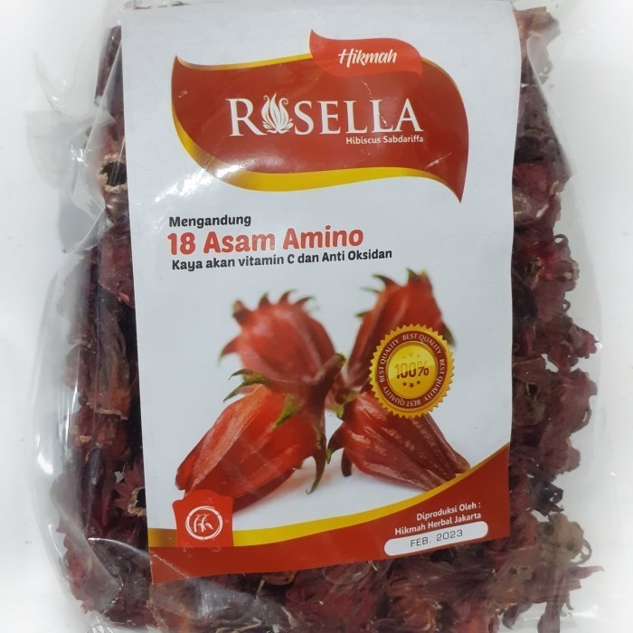 

Teh Seduh Bunga Rosella Hikmah Teh Rosella Merah - 100 gram bq