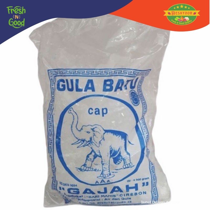 

DE SAYOOR FRESH - GULA CAP GAJAH GOOD QUALITY 500GR