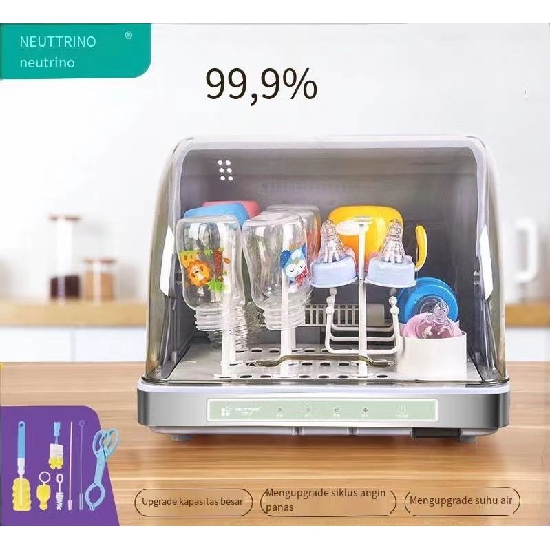 Alat sterilisasi botol/alat sterilisasi UV dua-dalam-satu bayi dengan pengering/alat sterilisasi can