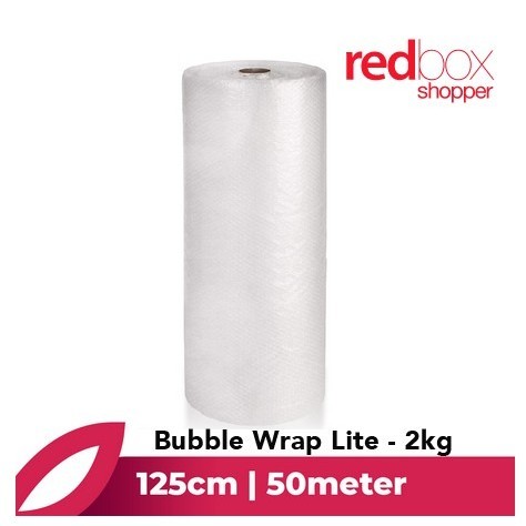 

BUBBLE WRAP TANPA CORE 125cm x 50m KUALITAS TERBAIK / OJOL INSTANT - Putih