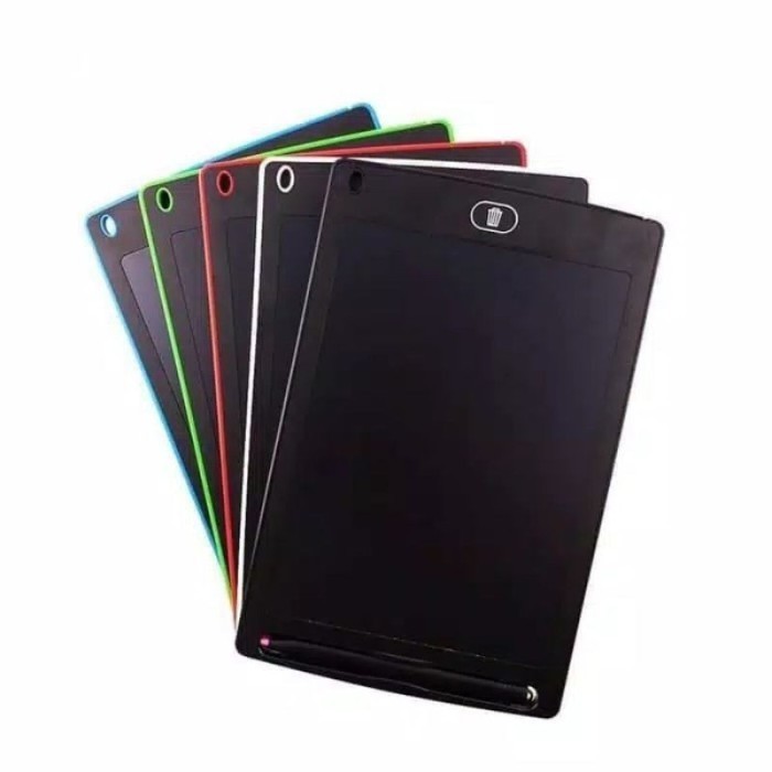 

PAPAN TULIS LCD Writing Tablet / writting pad / Drawing pad 8.5" - Warna rondom