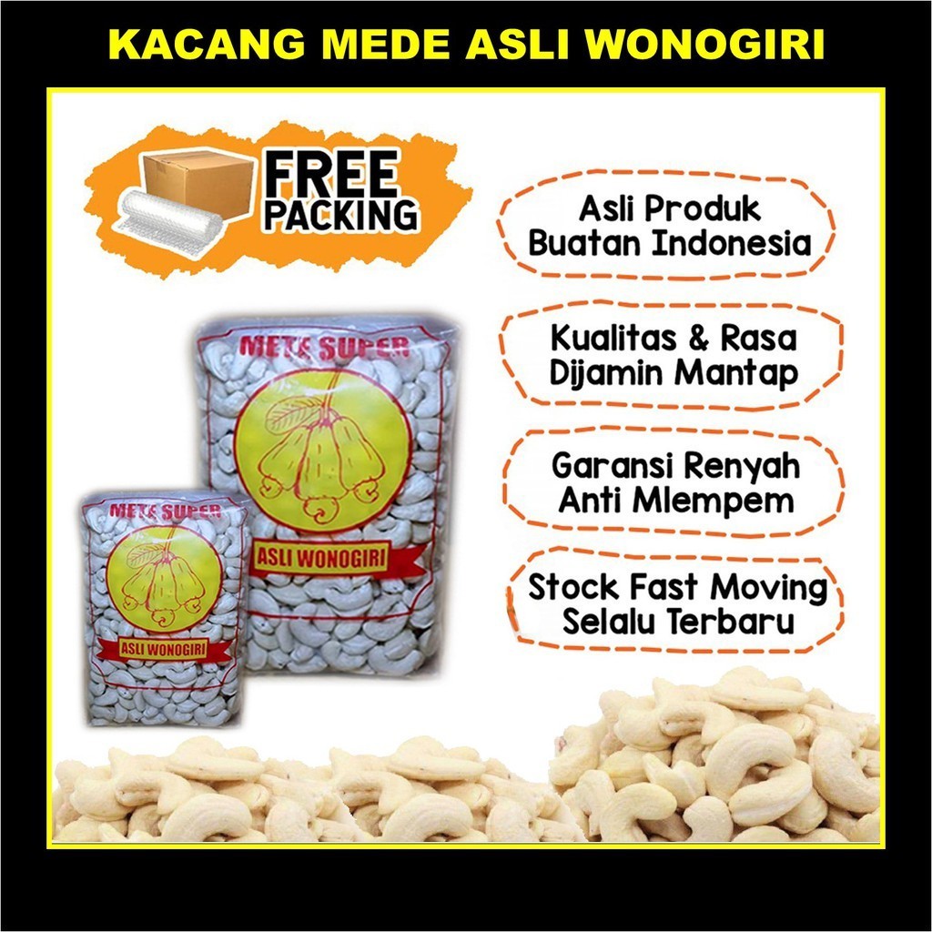 

acang Mete Mentah Khas Wonogiri Asli 1kg