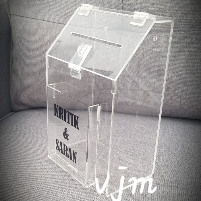 Acrylic Kotak Saran,Kritik&Saran (017 print)