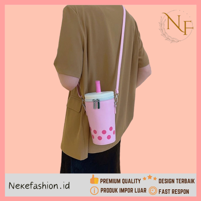 NEKE FASHION Premium Kualitas - Tas Selempang Kulit Tas Selempang Cewek Tas Pergi Cewek Tas Wanita U