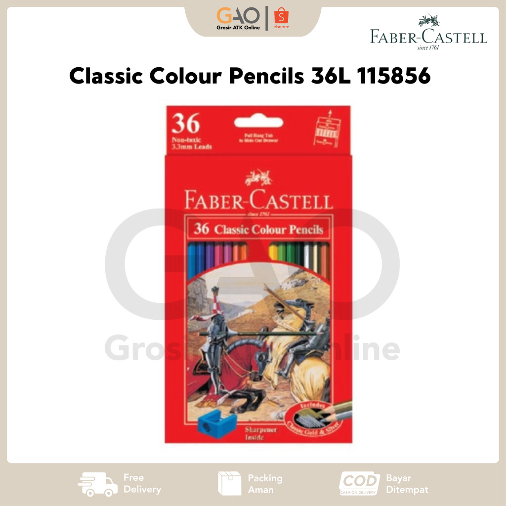 

Classic Colour Pencils 36 Long Faber-Castell 115856