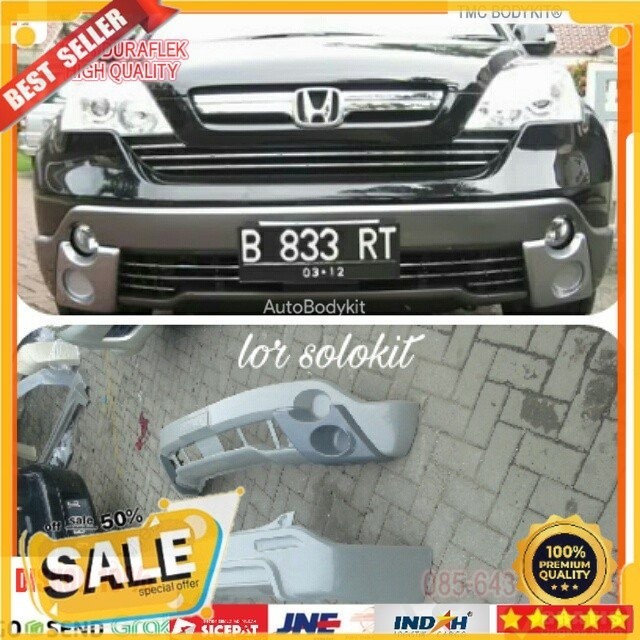 Aksesoris Bemper Mobil bodykit crv mugen 2007-10