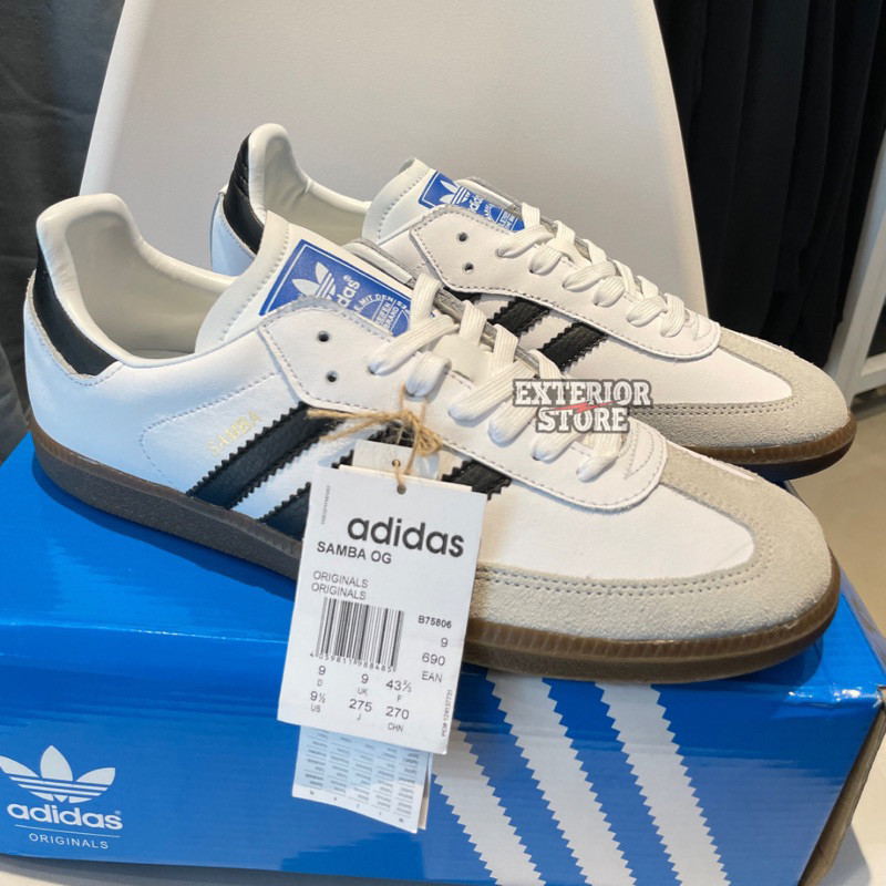 PENAWARAN TERBATAS SNEAKERS ADIDAS SAMBA VEGAN OG WHITE GUM - ADIDAS SAMBA BLACK GUM - SAMBA VEGAN -