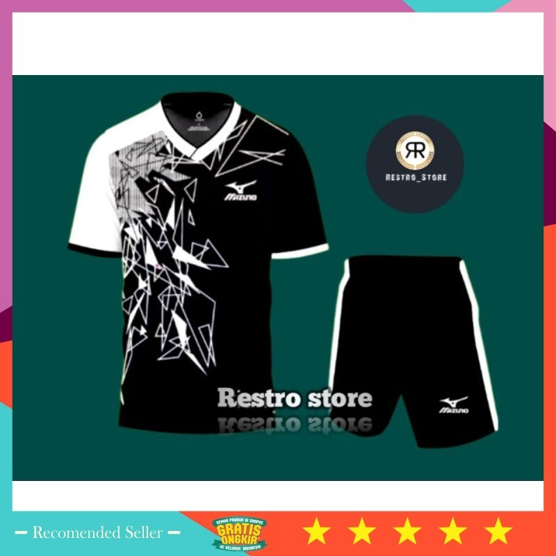 Pakaian Olahraga Murah Style Keren kekinian / Jersey bola futsal (bisa sablon nama+no) baju sepak bo
