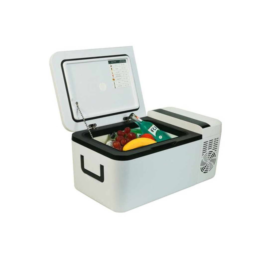 freezer + warmer portable lemari es kulkas kecil mini omega mobil portabel
