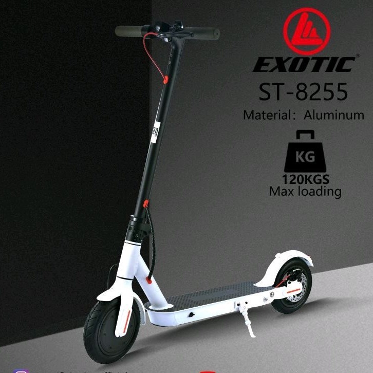 promo diskon spesail Skuter Scooter Listrik EXOTIC ST-8255 Electric Lipat Dewasa & Anak