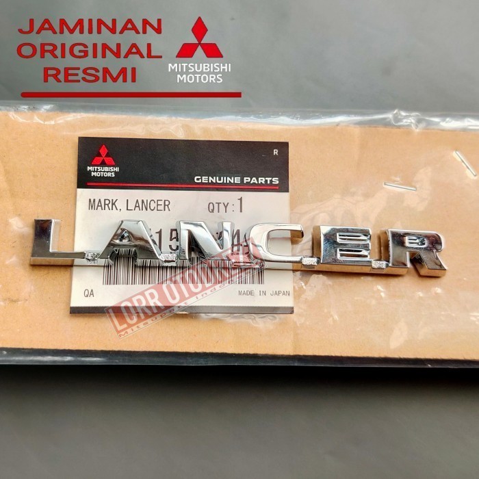 Emblem logo LANCER bagasi lancer Cedia CS5 CS3 2002-2010 Original