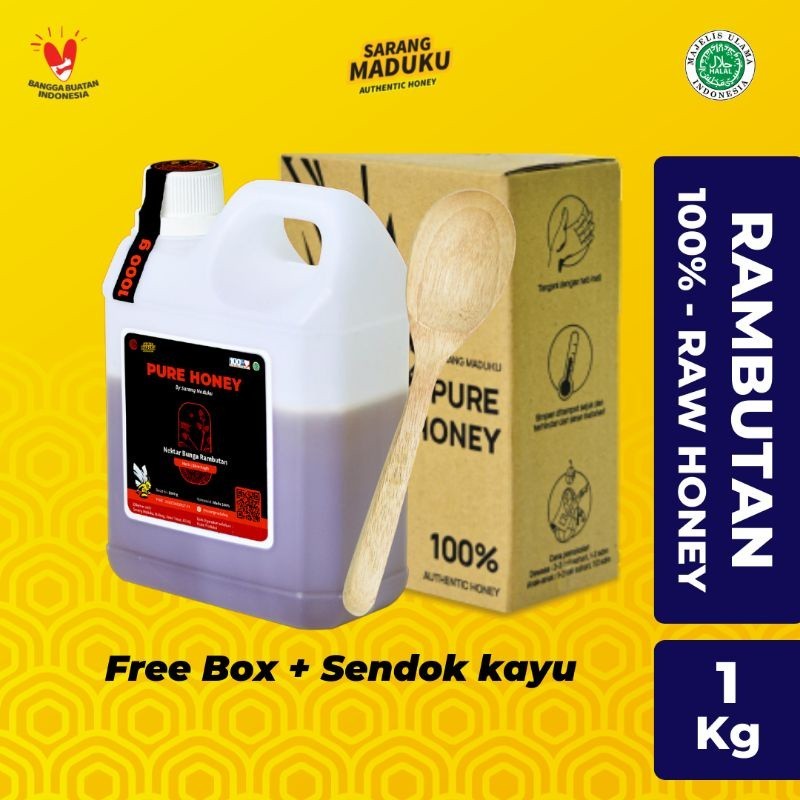 

Sarang Maduku - Madu Rambutan Asli Murni Asli Raw Honey 1Kg Obat Anemia - Semarang