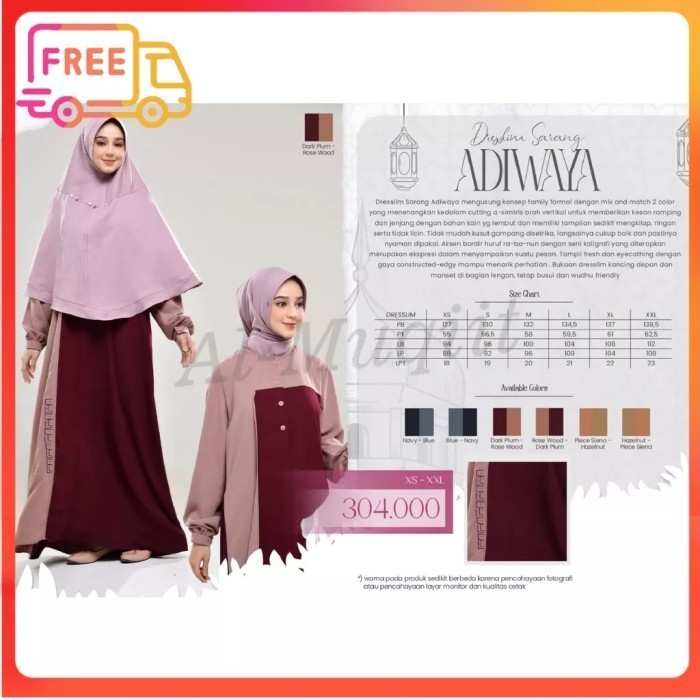 gamis wanita dresslim adiwaya rabbani  new arrival