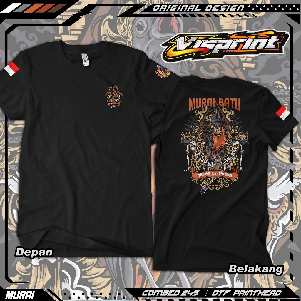 Kaos Murai Batu Baju burung Konten kacer cendet cucak ijo