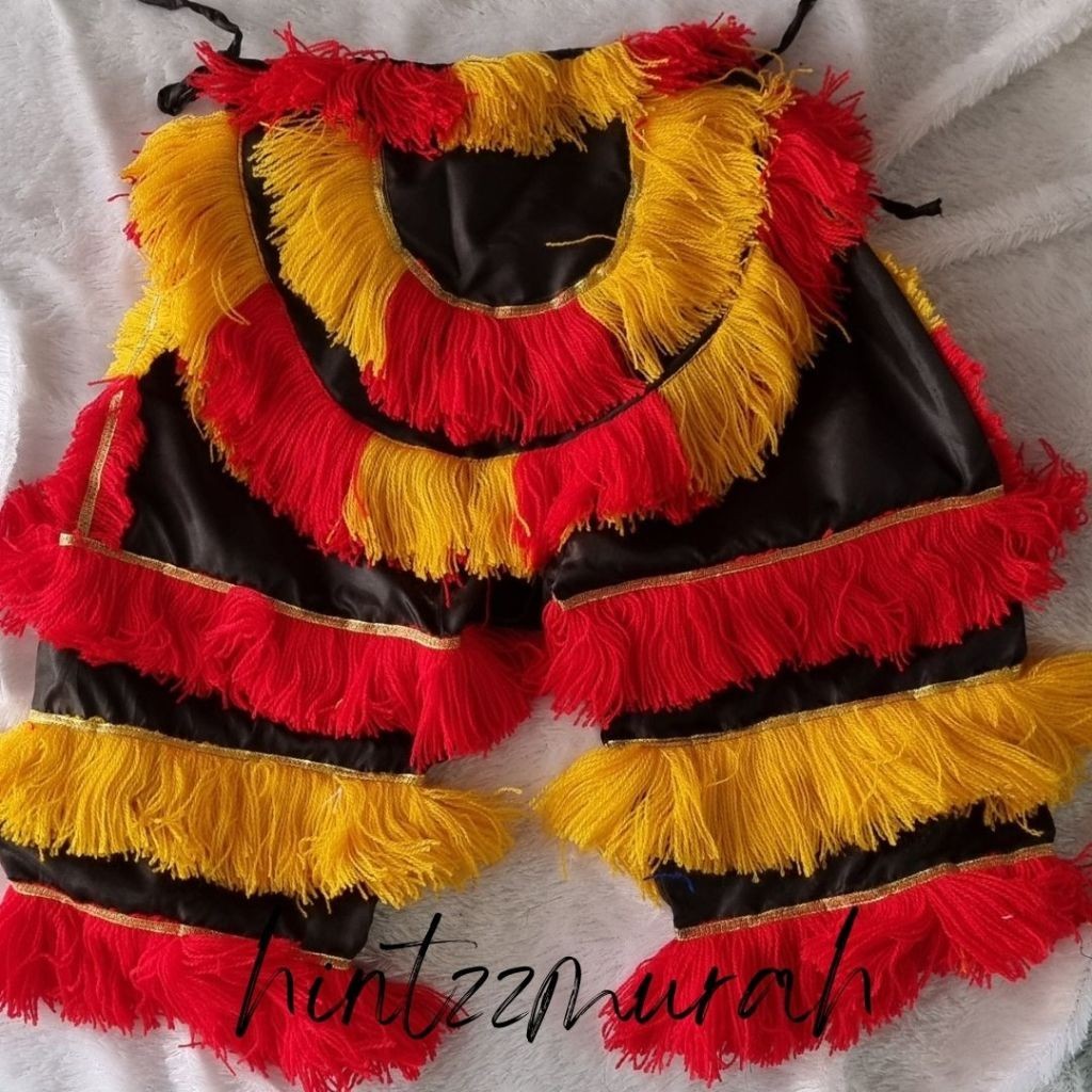 Celana Barong Anak Pentas + Embong Jaranan Umur 3-10 Tahun / Celana Ganongan / Celana Kuda Lumping D