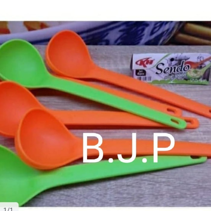 Irus Sayur Kecil Plastik / Centong Sayur Kecil