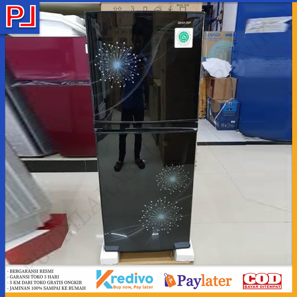 KULKAS 2 PINTU SHARP SJ-317 MG DP/DB BANDUNG, JAKARTA & JAWABARAT