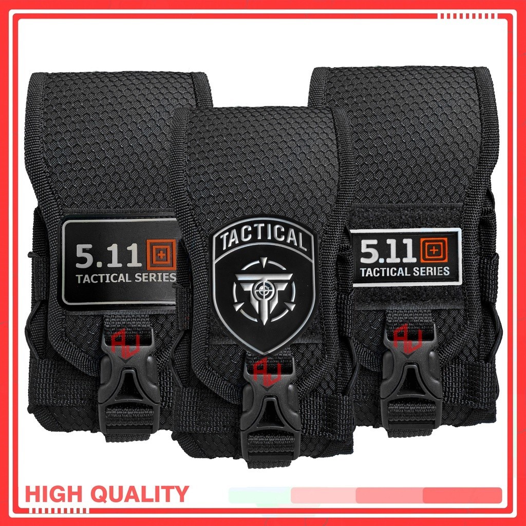 (Militech) Sarung Hp Tactical Sarung Hp Pinggang Tactical Pouch Hp Tactical Tas Hp Tactical Double S