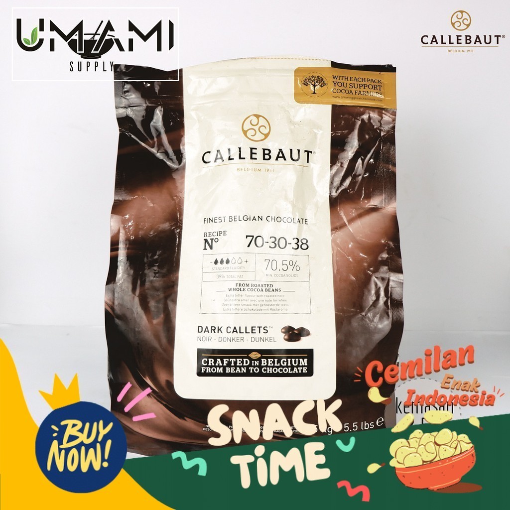 

Special Diskon Callebaut 70-30-38 - Dark Chocolate 70.5% - REPACK 500gr