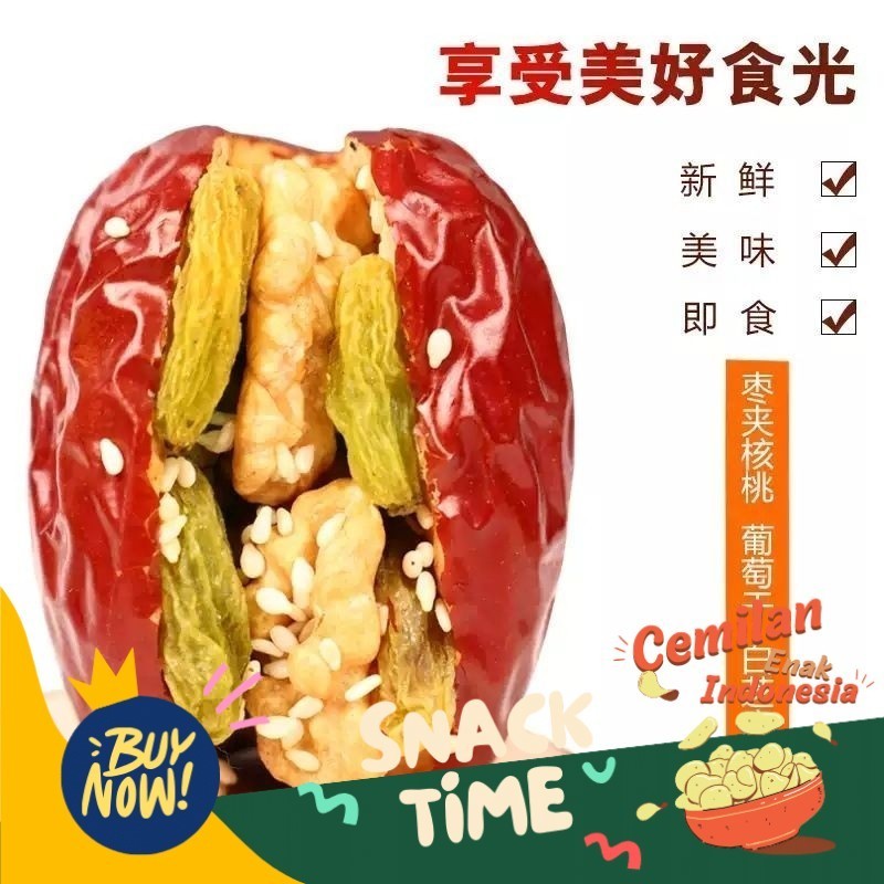 

Special Diskon Cemilan Snack Sehat Angco Merah Super Premium Walnut 250gr Halal Jumbo