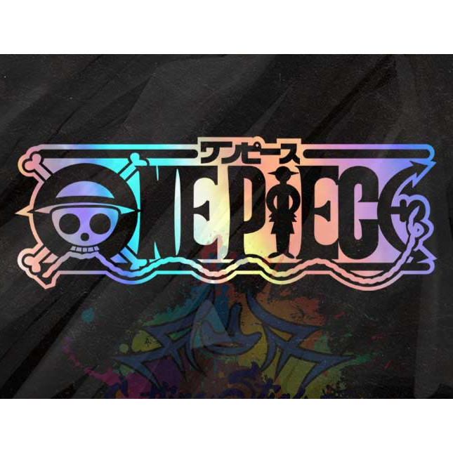 Cutting Sticker Keren Nyala One Piece Flag Variasi Motor Mobil Sticker Scoopy Vario Beat NMAX PCX