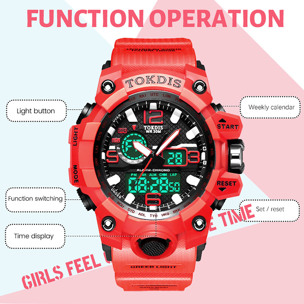 Buy 1 Get 1 jam tangan   Tokdis Jam Tangan Pria 903 Rubber Kaca Sapphire Chronograph Water Resistant