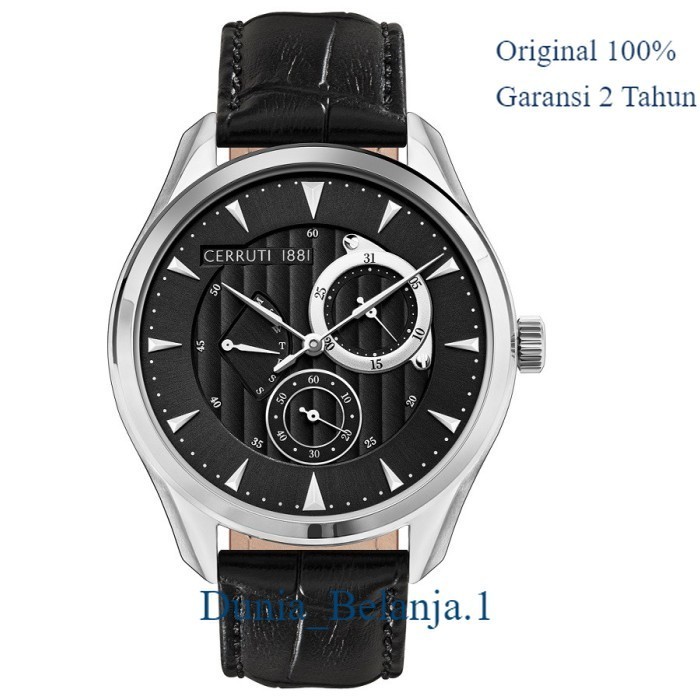 Original 100 Cerruti CRA29904 Jam Tangan Pria Garansi Resmi 2TH