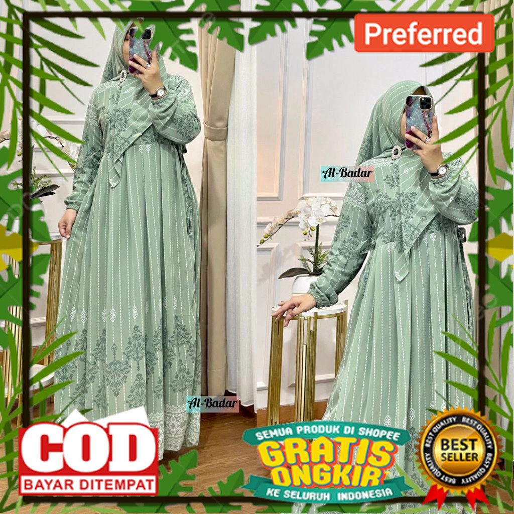 GAMIS CERUTY BABY DOLL FREMIUM ETNIC MODEL BUNGA ETNIC MOTIF TER BARU GAMIS ETNIC FIRAL// BAJU MUSLI