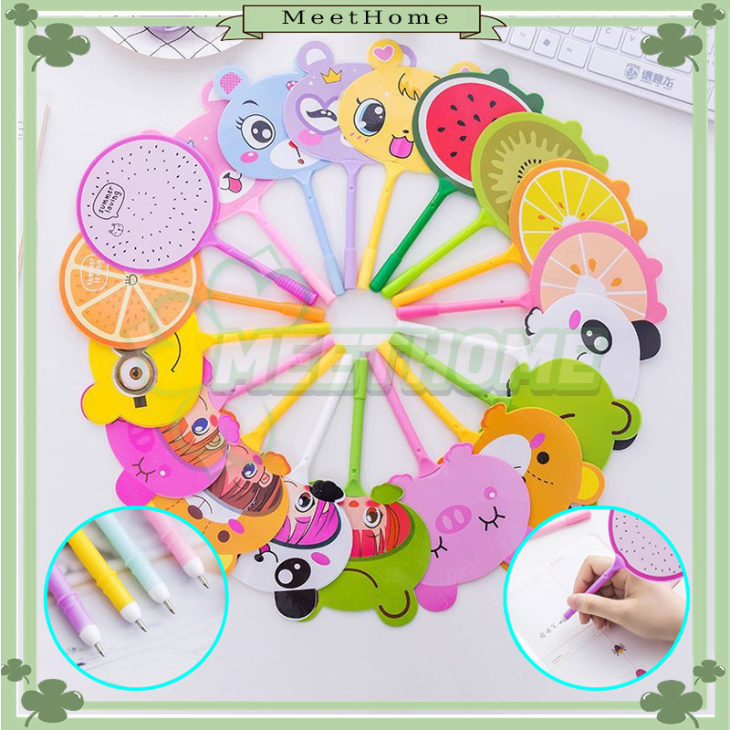 

Pena Kipas Karakter Animal/ Bolpoin Kipas/Pena Kipas Motif Lucu/Fan Pen Motif Kartun