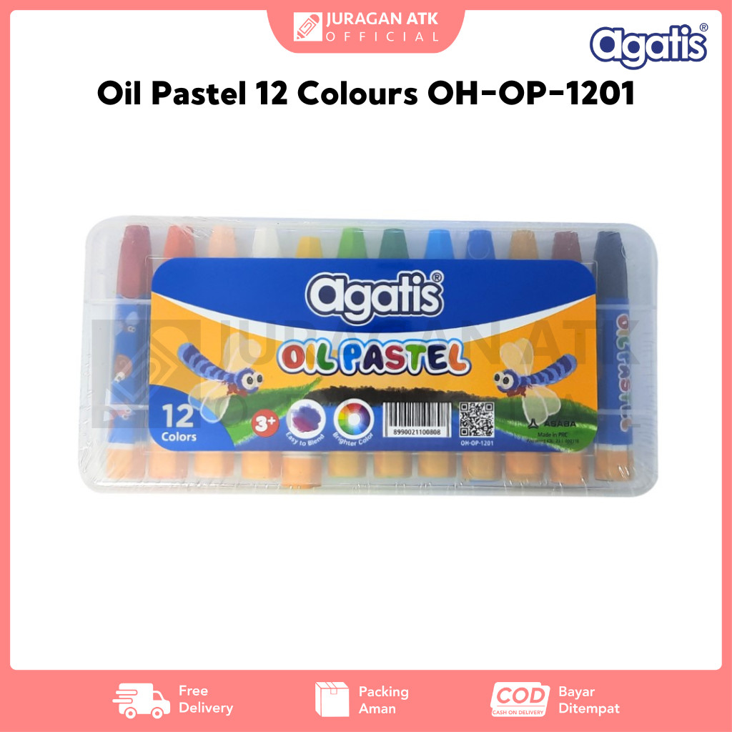 

Oil Pastel Agatis 12 Colours OH-OP-1201