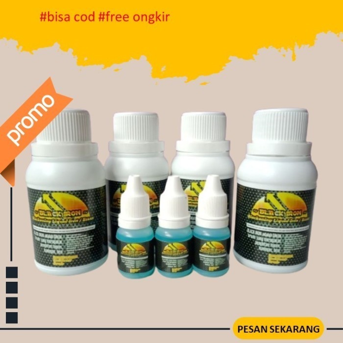 Black Iron menghitamkan alpaka metal bronir penghitam logam, besi - Bronir 10ml