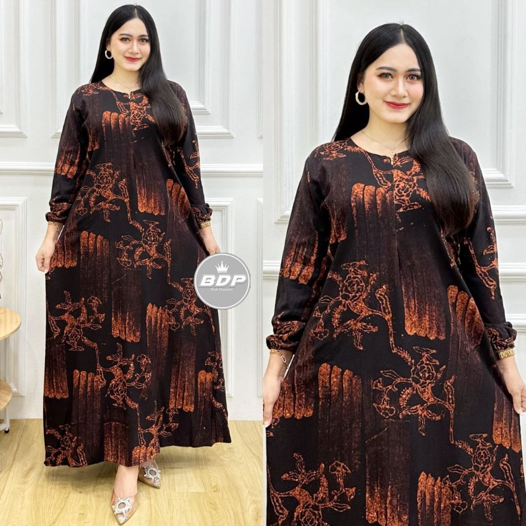 100% AMAN Daster gamis rayon premium busui - Gamis kekinian - homeydress rayon KEKINIAN