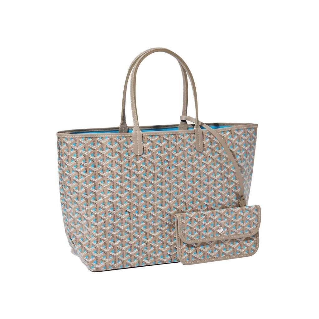 [BRANDED REPUBLIC 2] Tas Handbag Wanita Goyard Saint Louis Voie Turquoise Tote Bag