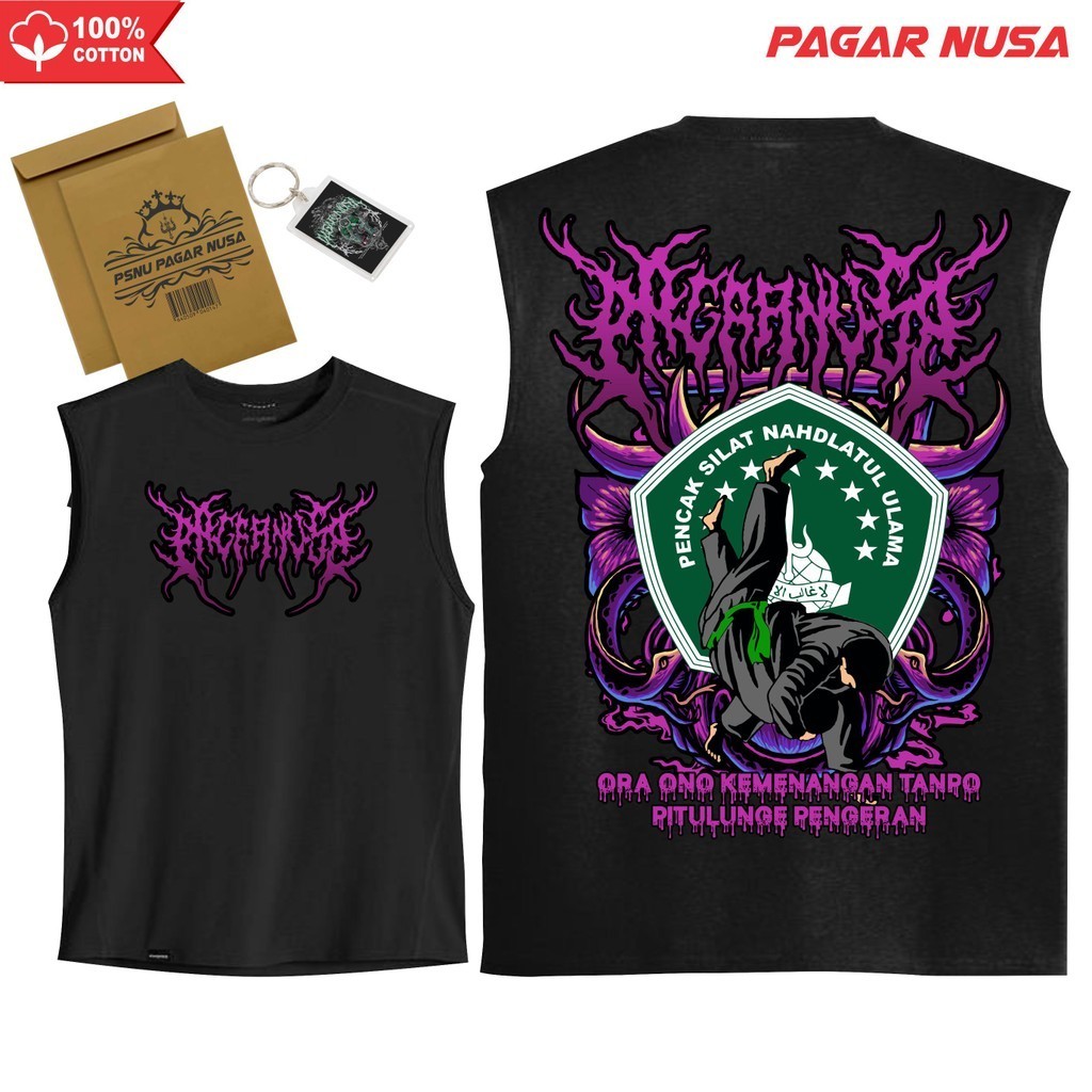 Singlet PN Pagar Nusa Terbaru SINGLET BACK PURPLE IPSNU Gasmi 1986 Pencak Dor Fighter Single Plastis