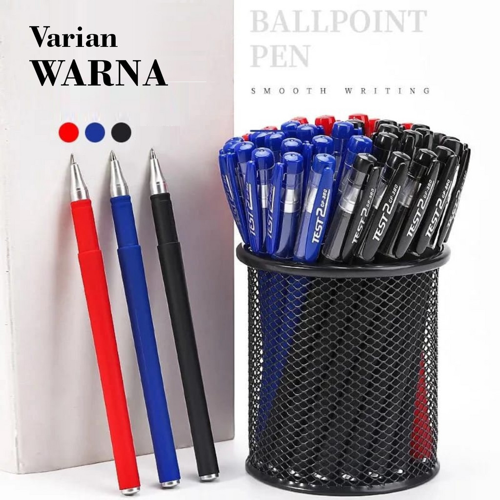 

Alat Tulis Kantor Pulpen Tinta Gel Cepat Mengering Pena Murah Balpoint Gel