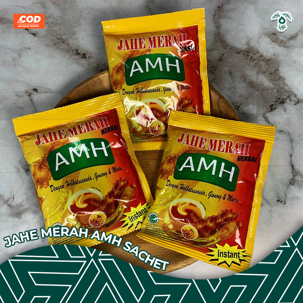 

JAHE MERAH AMH HERBAL ORIGINAL 1 SACHET ( 1pcs )