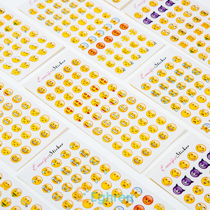 

Eeghrerr Stiker Emoji Stiker Mini Lucu Stiker Kreatif DIY Stiker Decoration Polaroid