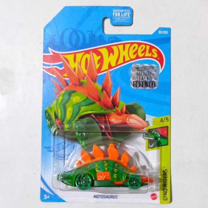 Hot Wheels Motosaurus TH R Treasure Hunt Reguler Factory Sealed 2021 -DD24
