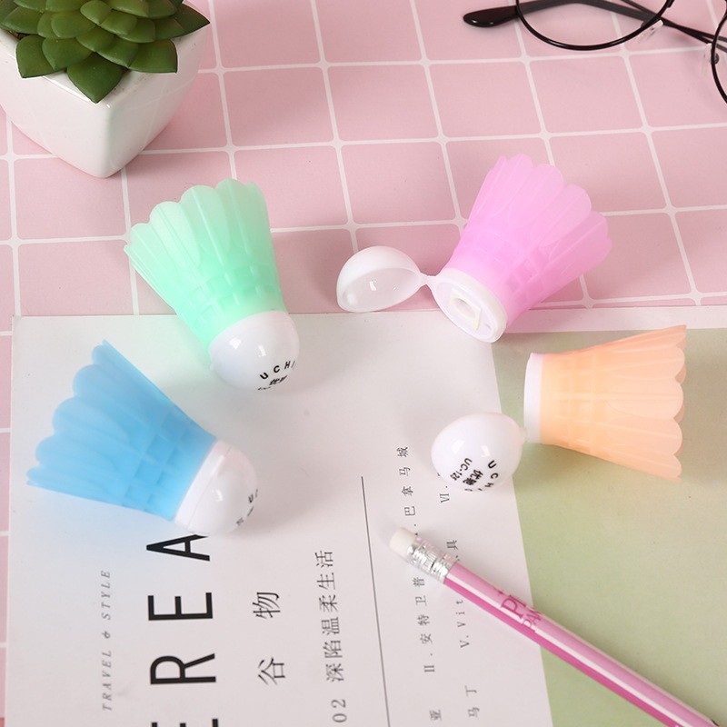 

SUNFAY Alat tulis Rautan Pensil Mini Shape Model badminton Perlengkapan Sekolah Kantor