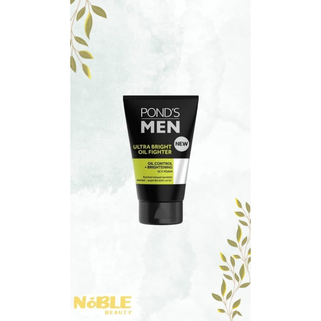 Ponds mens ultra bright oil fighter facial foam 100ml