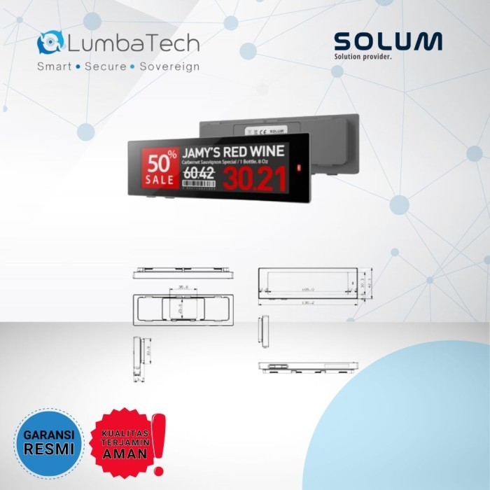 

Solum newton 4,3 inch - Label Elektronik - BWR