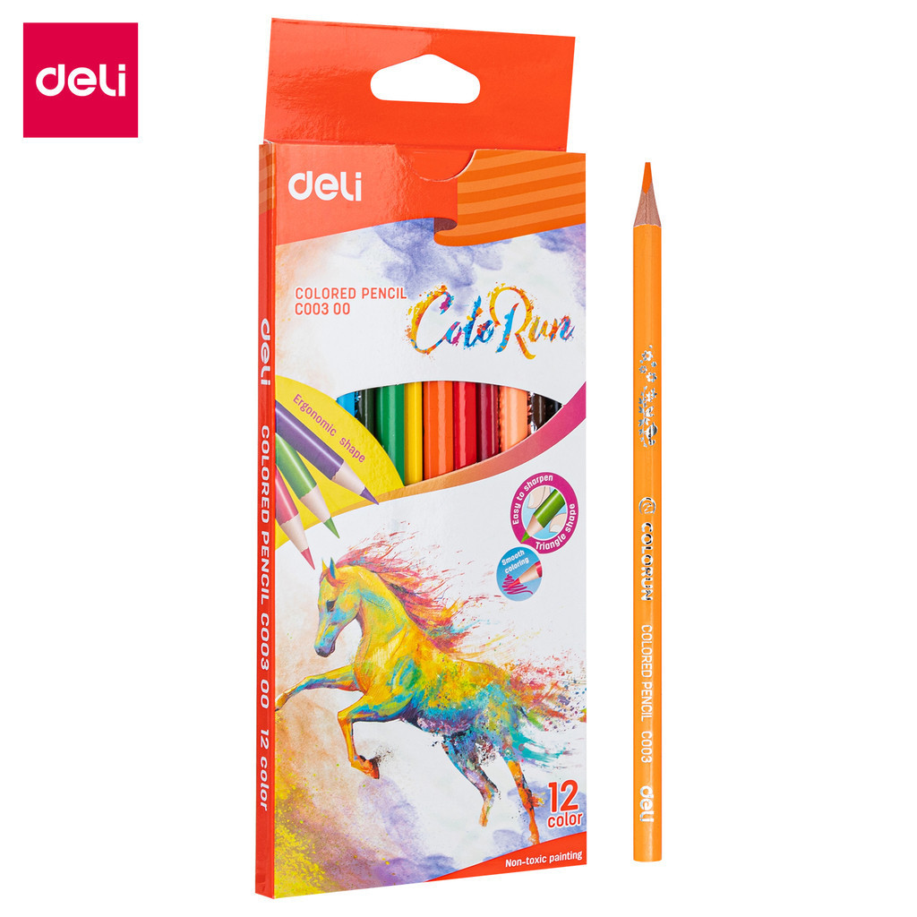 

Deli | Pensil Warna (Color Pencil) ColoRun 12 18 24 36 Warna | C003XX