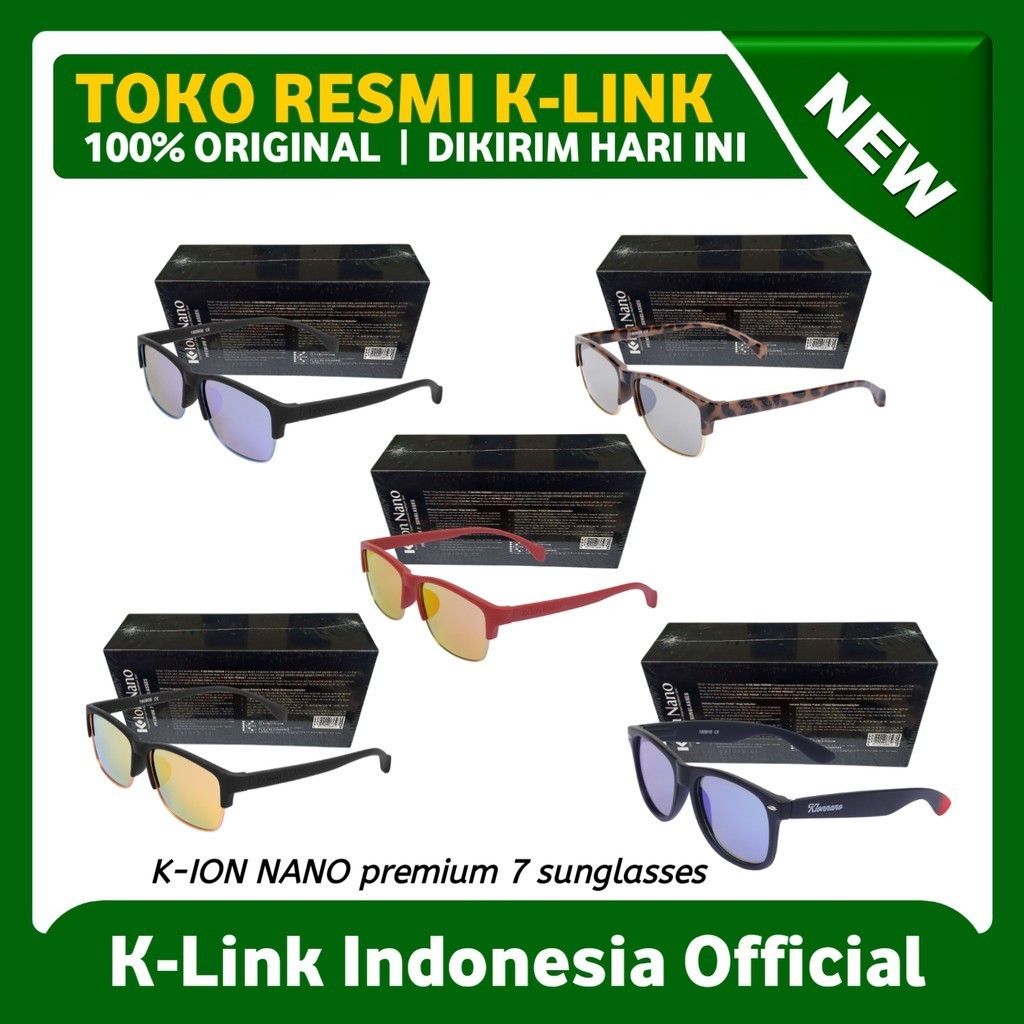 K ION NANO PREMIUM 7 SUNGLASSES ORIGINAL K-LINK KACAMATA KESEHATAN KACAMATA PRIA WANITA