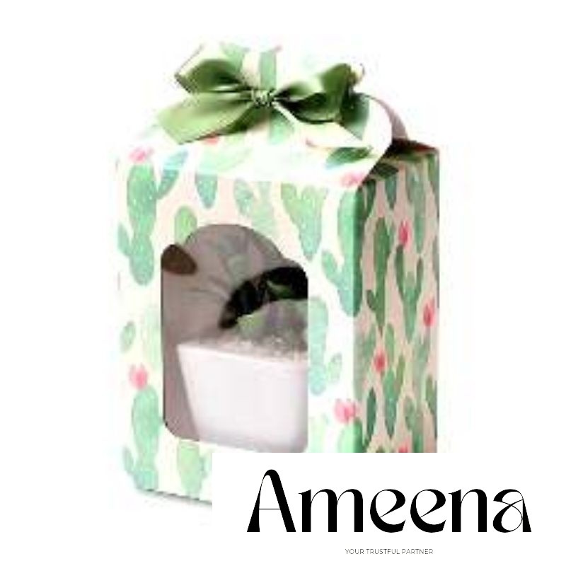 

Satuan - Box kado mini gift souvenir mug permen ultah Lebaran Idul Fitri Ramadhan/ jendela mika box packaging gift souvenir mug parfum motif